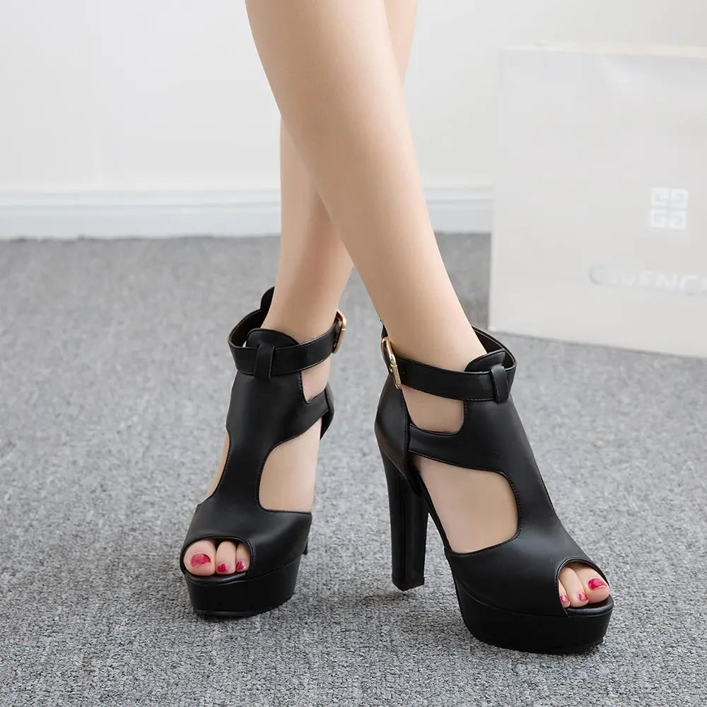 Funki Findz | Shoes | Women's T-Strap High Platform Sandals