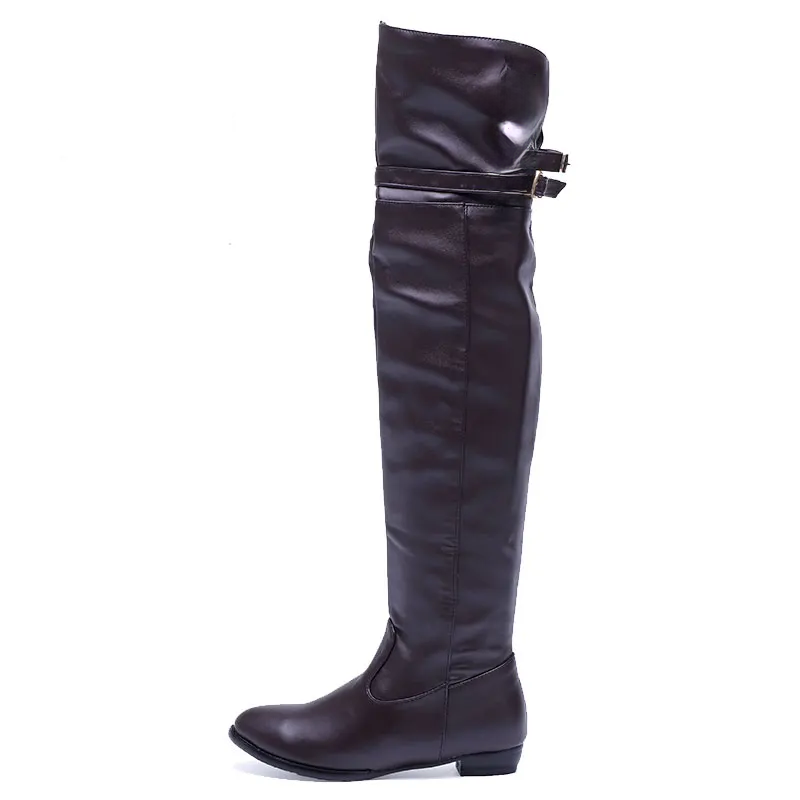 Funki Findz | Boots | Women's Over-The-Knee-High Flat Boots