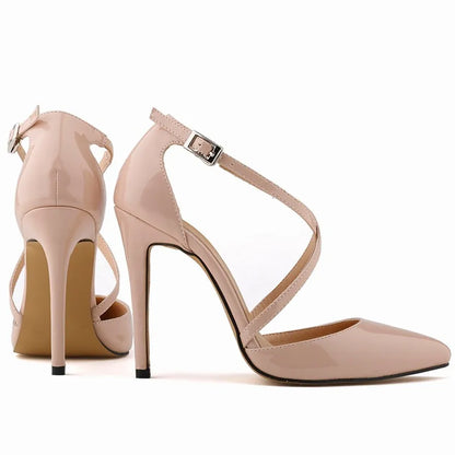 Funki Findz | Shoes | Women's Cross Strap Pointy Toe Sandals