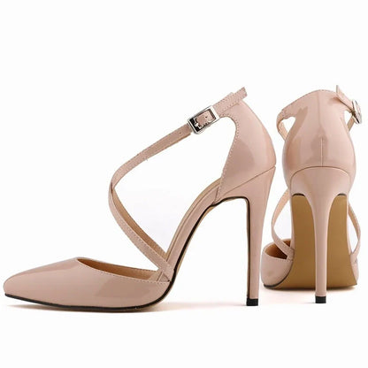 Funki Findz | Shoes | Women's Cross Strap Pointy Toe Sandals