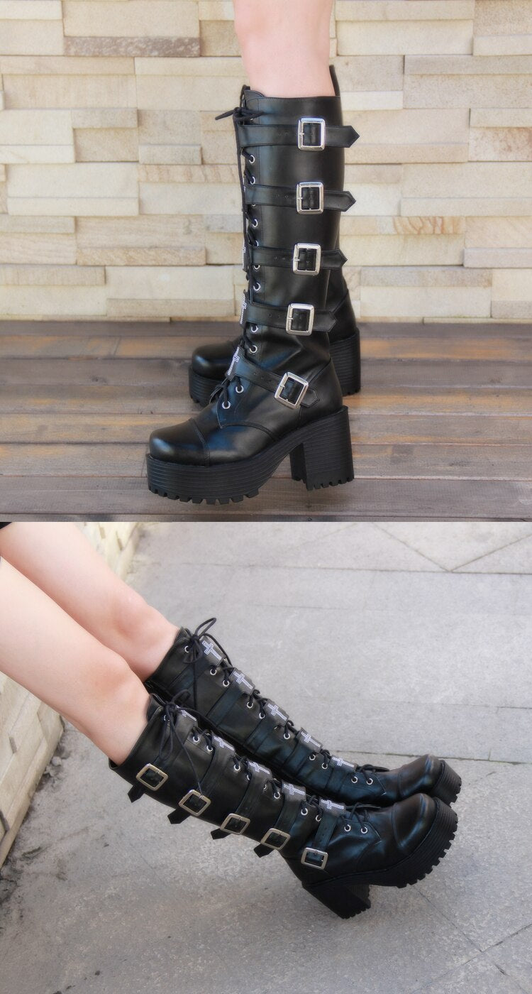 Funki Findz | Boots | Women's Japanese Harajuku Platform Boots