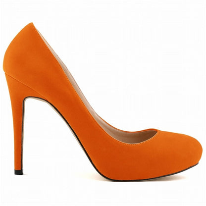 Funki Findz | Shoes | Women's Flock Formal Platform High Heels
