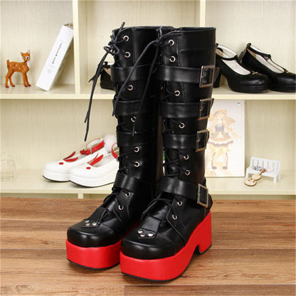 Funki Findz | Boots | Women's Japanese Gothic Platform Boots
