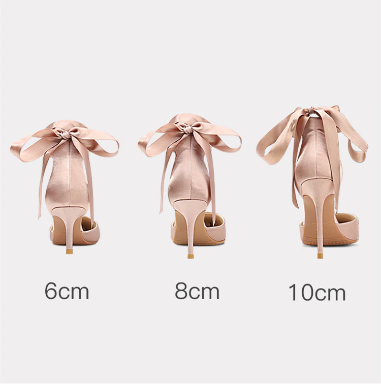 Funki Findz | Shoes | Women's Luxury Satin Bow Tie Stilettos