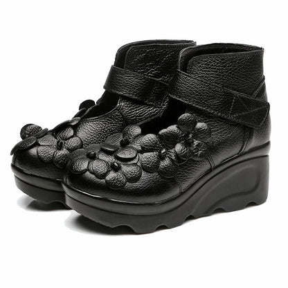 Funki Findz | Boots | Women's Gothic Designer Floral Ankle Boot