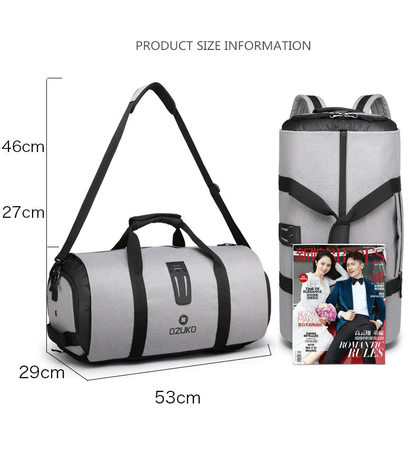 Funki Buys | Bags | Large Capacity Travel Bag | Gym Bag | Ozuku