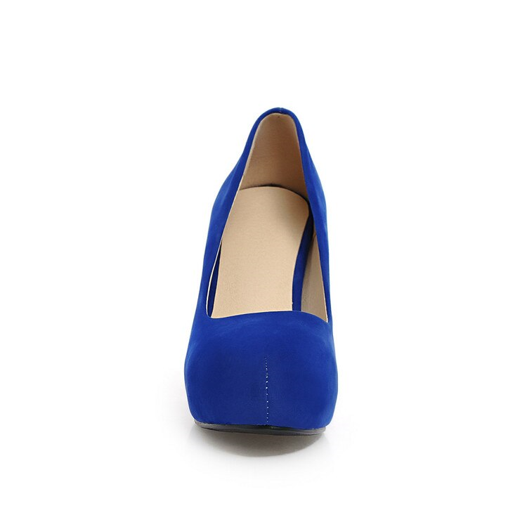 Funki Findz | Shoes | Women's Faux Suede High Chunky Heels