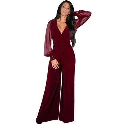 Funki Findz | Pants | Women's Sassy Wide Leg Evening Pant Suit