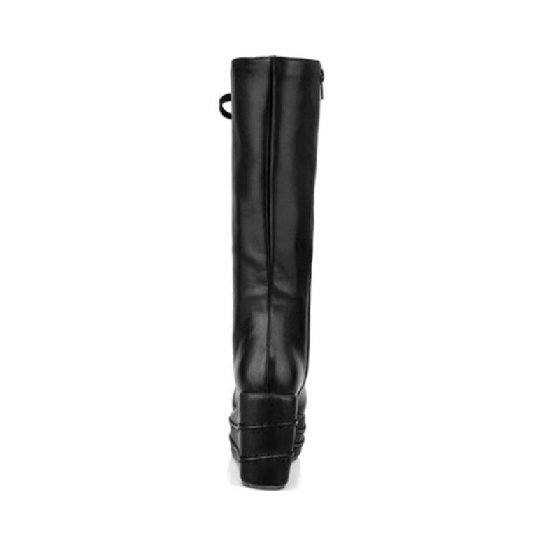 Funki Findz | Boots | Women's High Platform Gothic Wedge Boot