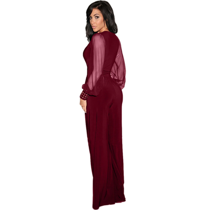 Funki Findz | Pants | Women's Sassy Wide Leg Evening Pant Suit