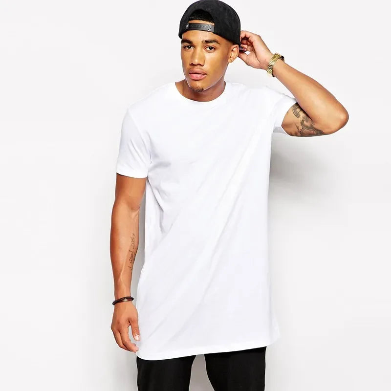 Funki Findz | Shirts | Men's Gothic Short Sleeved Long T-Shirt