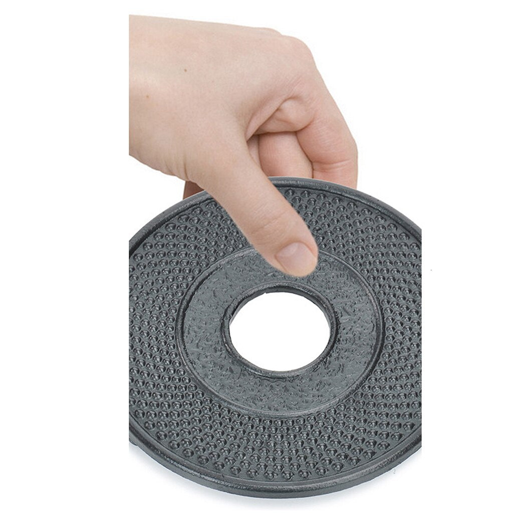 Funki Findz | Trivets | Cast Iron Teapot Trivet Rubber Feet 5.31"