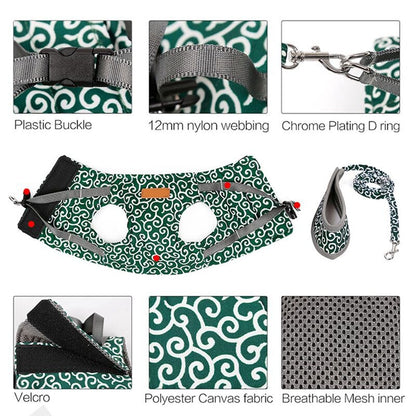Funki Findz | Pet Harnesses | Cat Harness Walking Lead Vest Set