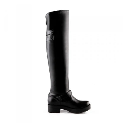 Funki Findz | Boots | Women's Winter Over Knee Flat Boots