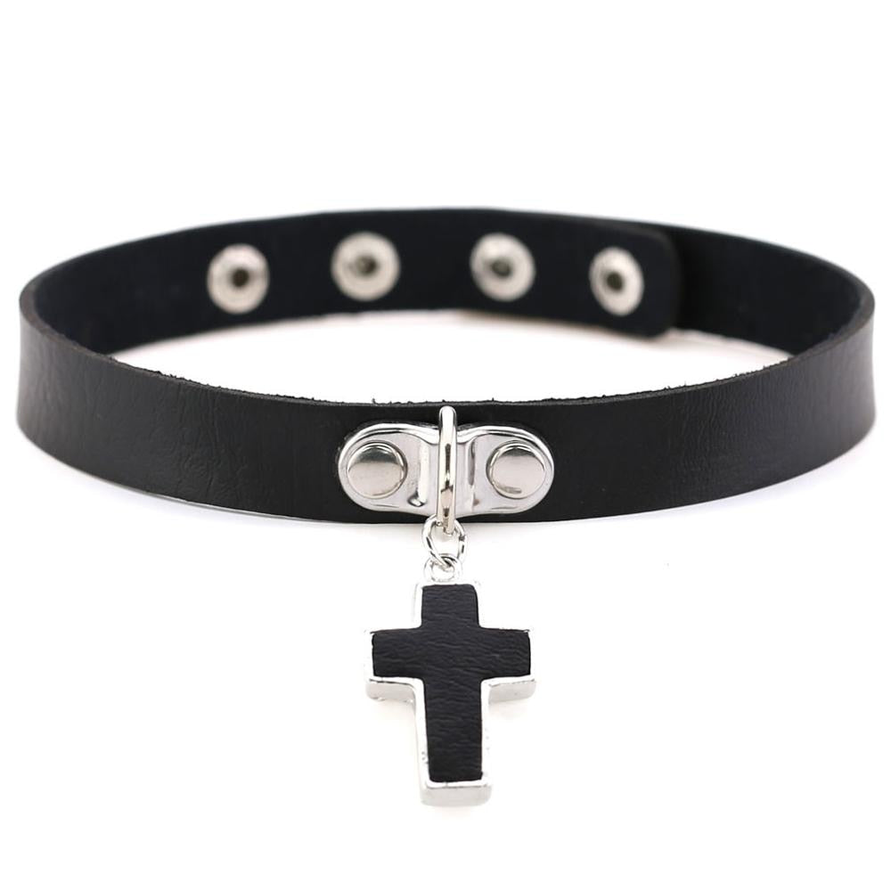 Funki Findz | Necklaces | Unisex Hip Hop PU Leather Choker