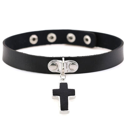 Funki Findz | Necklaces | Unisex Hip Hop PU Leather Choker