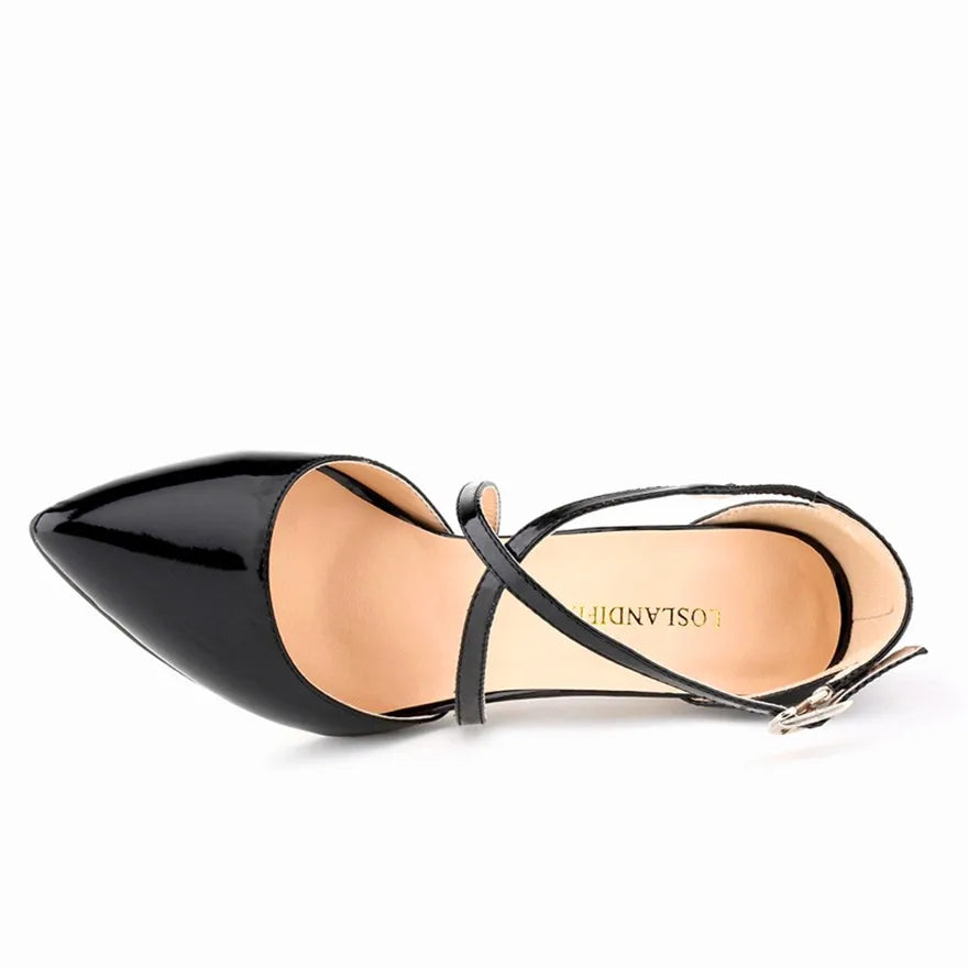 Funki Findz | Shoes | Women's Cross Strap Pointy Toe Sandals