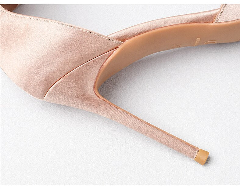 Funki Findz | Shoes | Women's Luxury Satin Bow Tie Stilettos