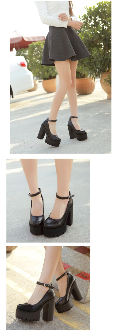 Funki Findz | Shoes | Women's High Mary Jane Gothic Platforms