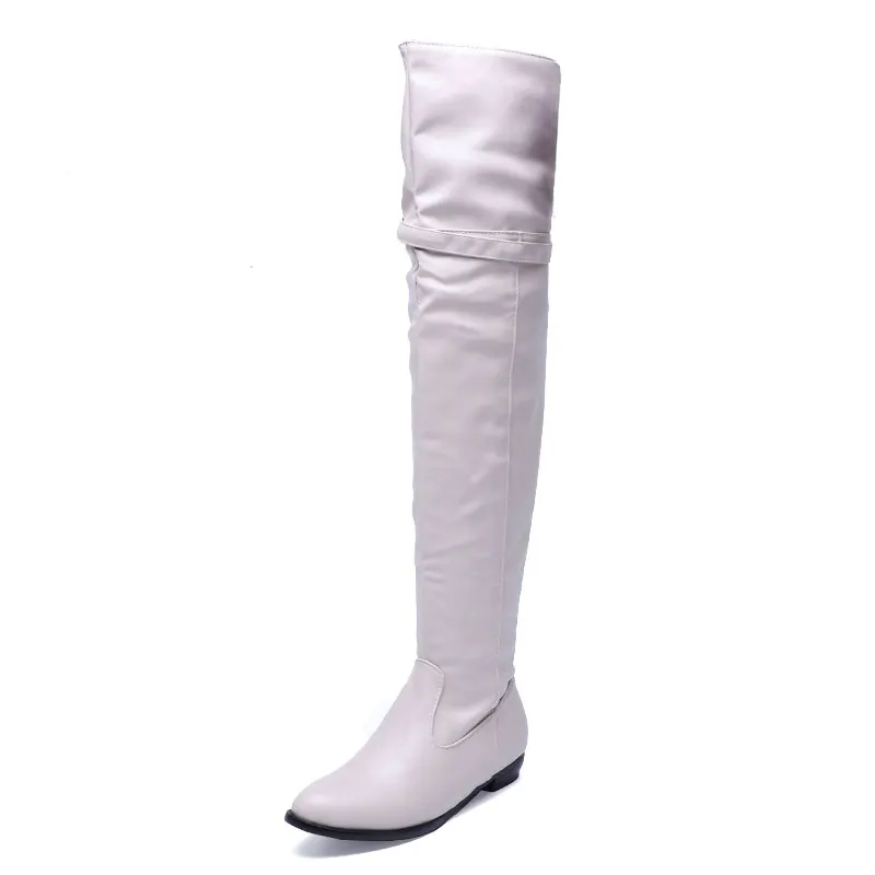 Funki Findz | Boots | Women's Over-The-Knee-High Flat Boots