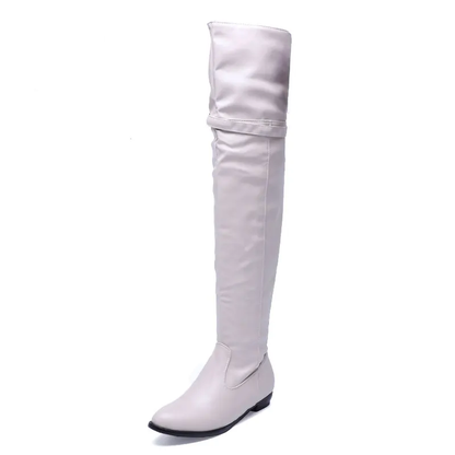 Funki Findz | Boots | Women's Over-The-Knee-High Flat Boots