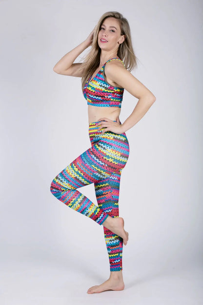 Funki Findz | Pants | Women's Stretch Knit Print Leggings | Yoga