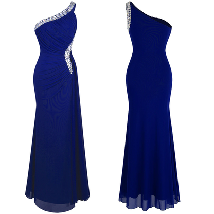 Funki Findz | Dresses | Women's Crystal Beaded Mermaid Dress