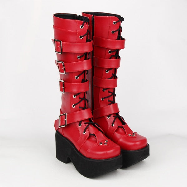 Funki Findz | Boots | Women's Japanese Gothic Platform Boots