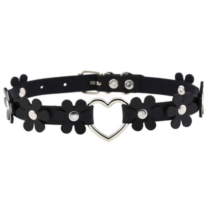 Funki Findz | Necklaces | Women's Sweet Flower Heart Choker