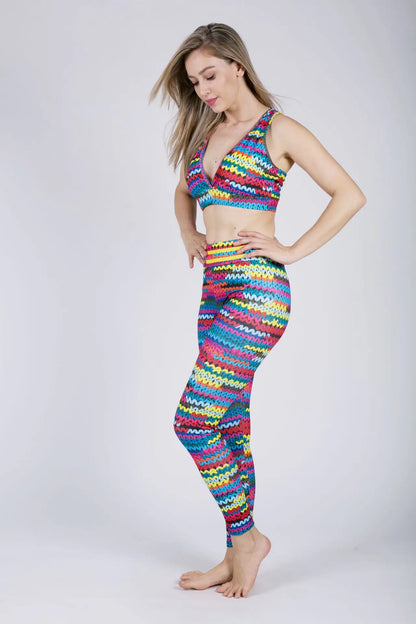 Funki Findz | Pants | Women's Stretch Knit Print Leggings | Yoga