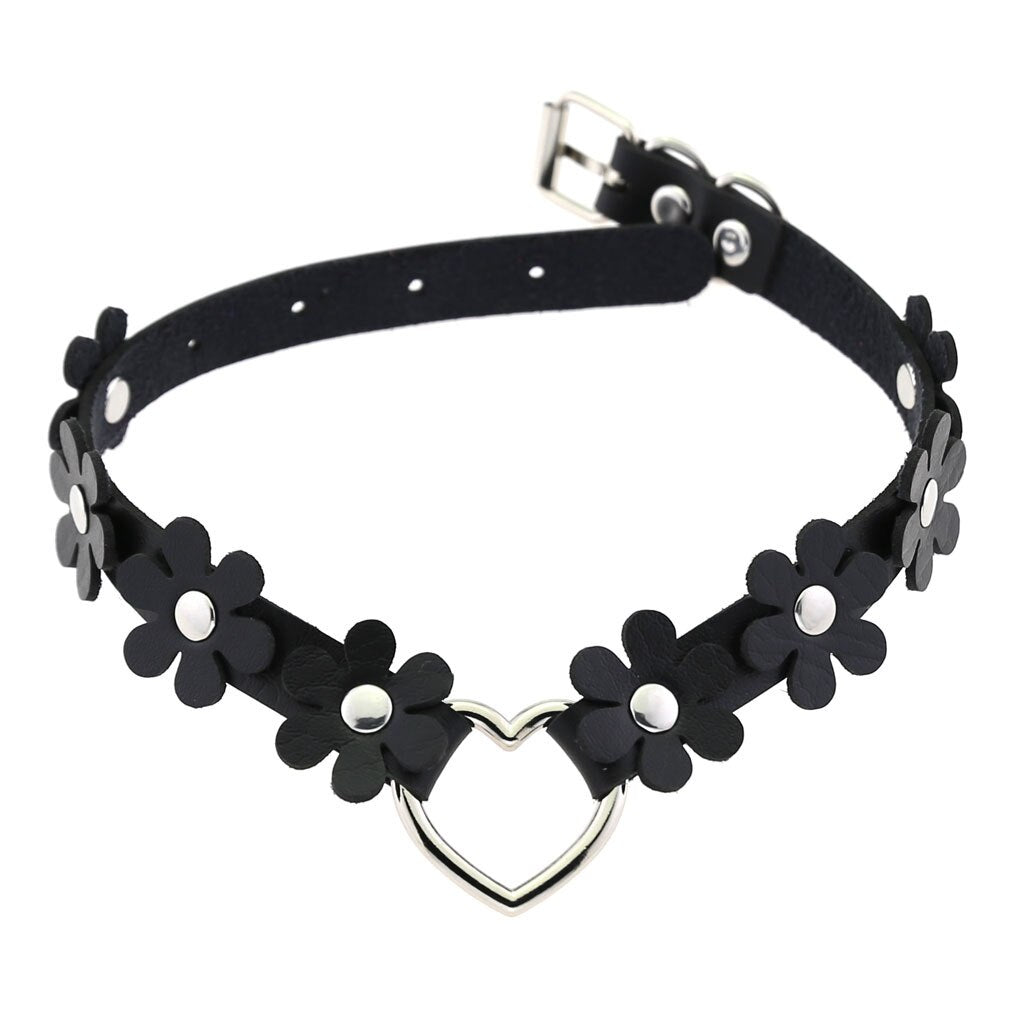 Funki Findz | Necklaces | Women's Sweet Flower Heart Choker
