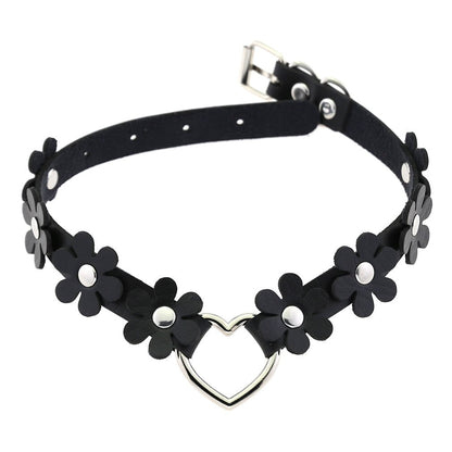 Funki Findz | Necklaces | Women's Sweet Flower Heart Choker