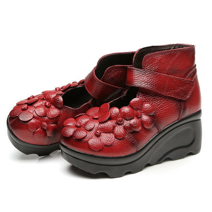 Funki Findz | Boots | Women's Gothic Designer Floral Ankle Boot
