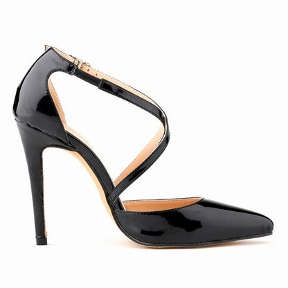 Funki Findz | Shoes | Women's Cross Strap Pointy Toe Sandals