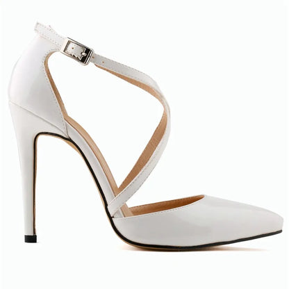 Funki Findz | Shoes | Women's Cross Strap Pointy Toe Sandals