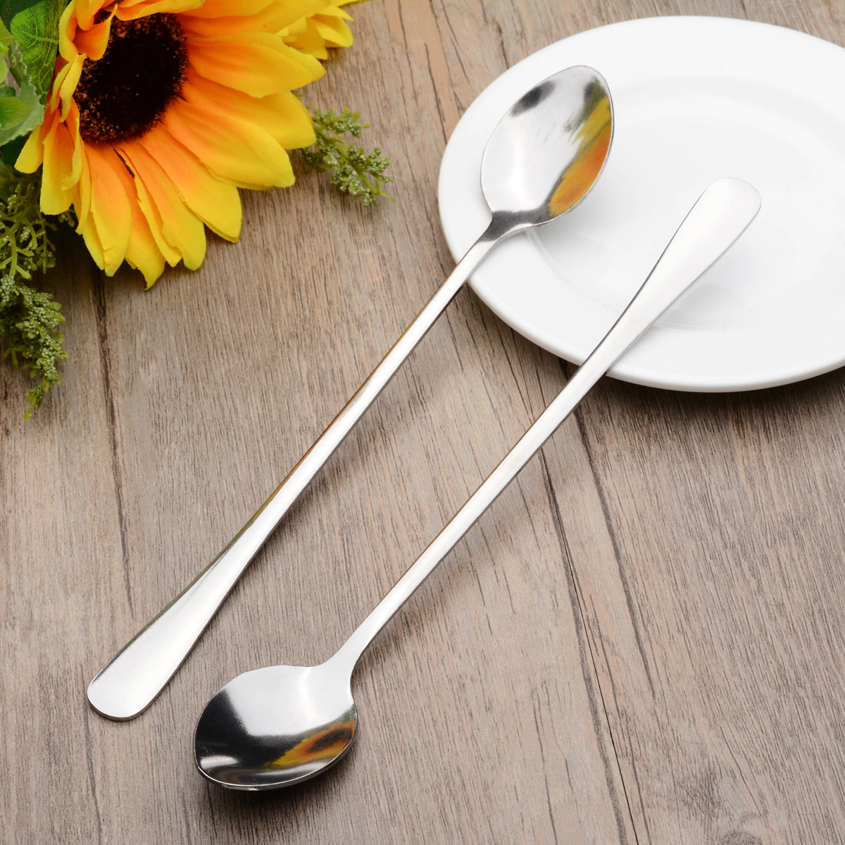Funki Findz | Spoons | Stainless Steel Long Coffee Spoons 6Pcs