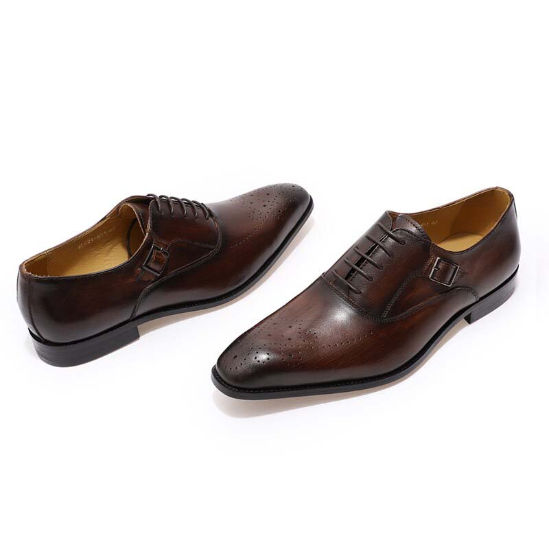 Funki Findz | Shoes | Men's Luxury Genuine Leather Dress Shoe