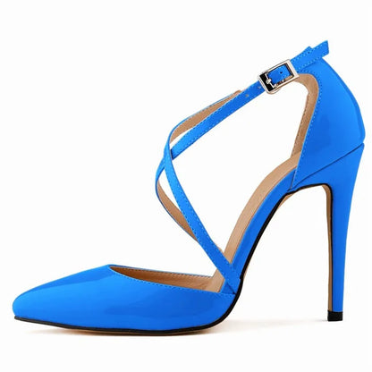 Funki Findz | Shoes | Women's Cross Strap Pointy Toe Sandals