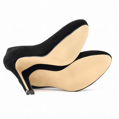 Funki Findz | Shoes | Women's Flock Formal Platform High Heels
