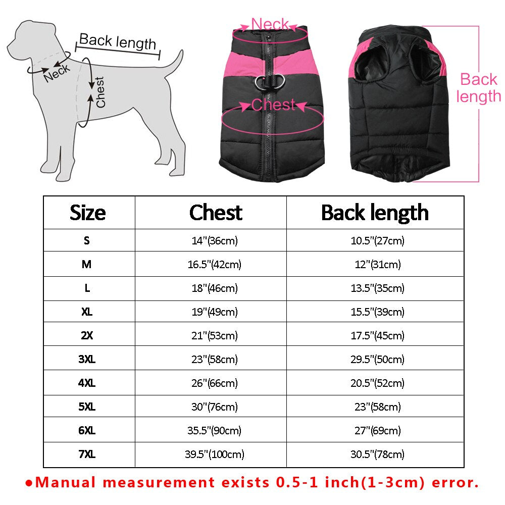 Funki Findz | Dog Jackets | Warm Padded Waterproof Dog Vests