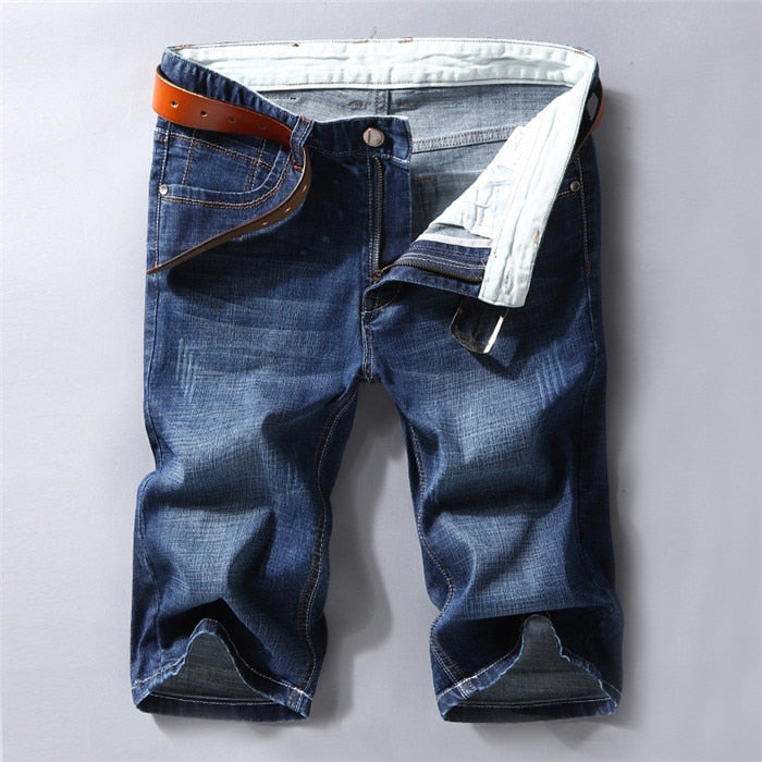 Funki Findz | Shorts | Men's Casual Denim Shorts | Slim Fit Stretch