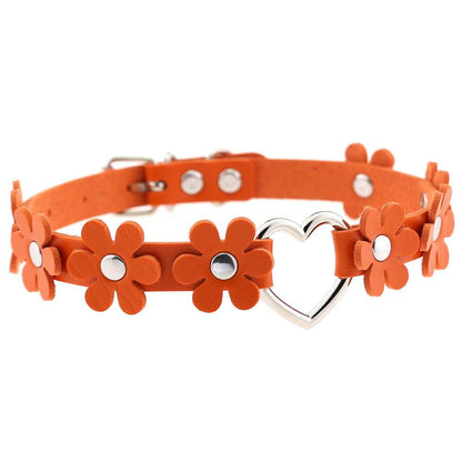 Funki Findz | Necklaces | Women's Sweet Flower Heart Choker