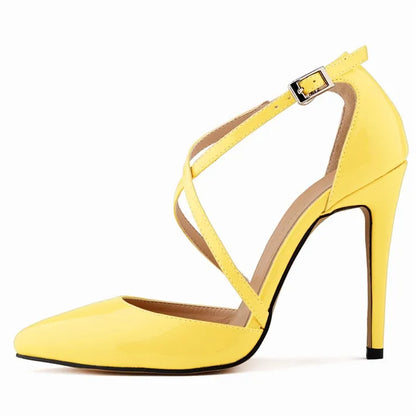 Funki Findz | Shoes | Women's Cross Strap Pointy Toe Sandals