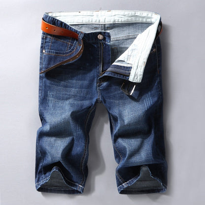 Funki Findz | Shorts | Men's Casual Denim Shorts | Slim Fit Stretch
