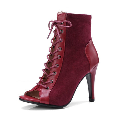 Funki Findz | Boots | Women's Steampunk Lace Up Ankle Boots