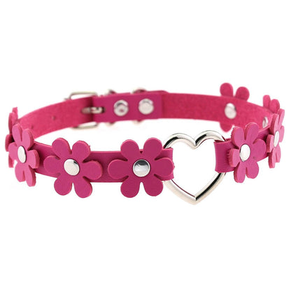 Funki Findz | Necklaces | Women's Sweet Flower Heart Choker
