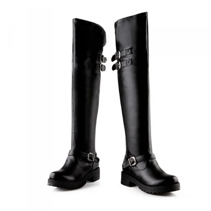 Funki Findz | Boots | Women's Winter Over Knee Flat Boots