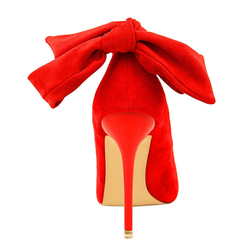 Funki Findz | Shoes | Women's Elegant Bow Tie High Heel Pump