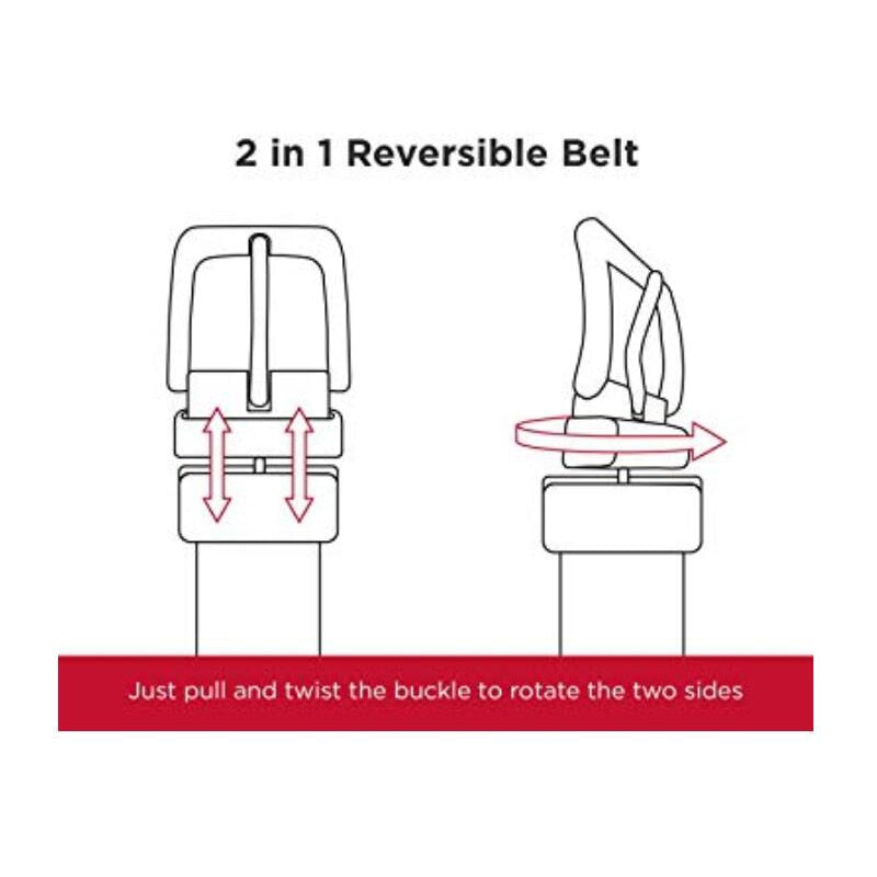 Funki Findz | Belts | Men's Leather Reversible Belt | Rotatable
