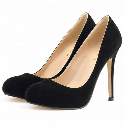 Funki Findz | Shoes | Women's Flock Formal Platform High Heels